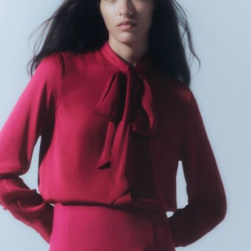 Zara blouse- Raspberry color